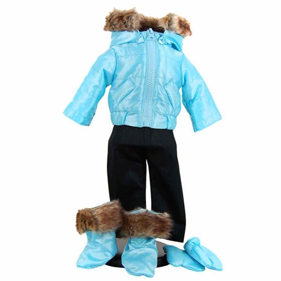 The Queen's Treasures 15" Baby Doll Clothes Set of Two Winter Outerwear - Picture 7 of 8